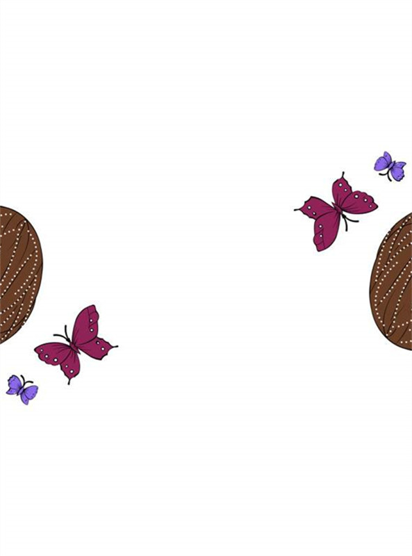 复古手绘蝴蝶面料印花素材 服装印花设计灵感