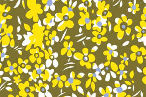 清新复古风面料印花素材 适合春夏服装印花设计