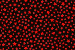 时尚红黑星纹面料印花 创意服装印花设计素材
