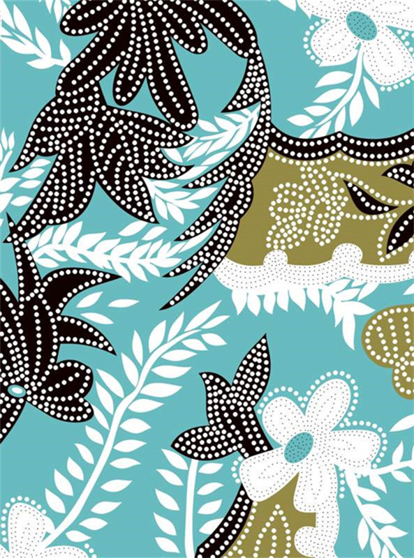 复古花卉面料印花素材 适合服装设计的艺术图案