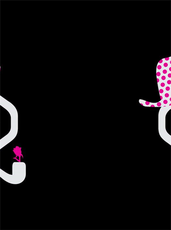 时尚波点与几何线条的面料印花素材,适用于服装印花设计