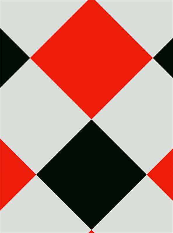 时尚红黑灰几何纹样 服装印花面料设计素材