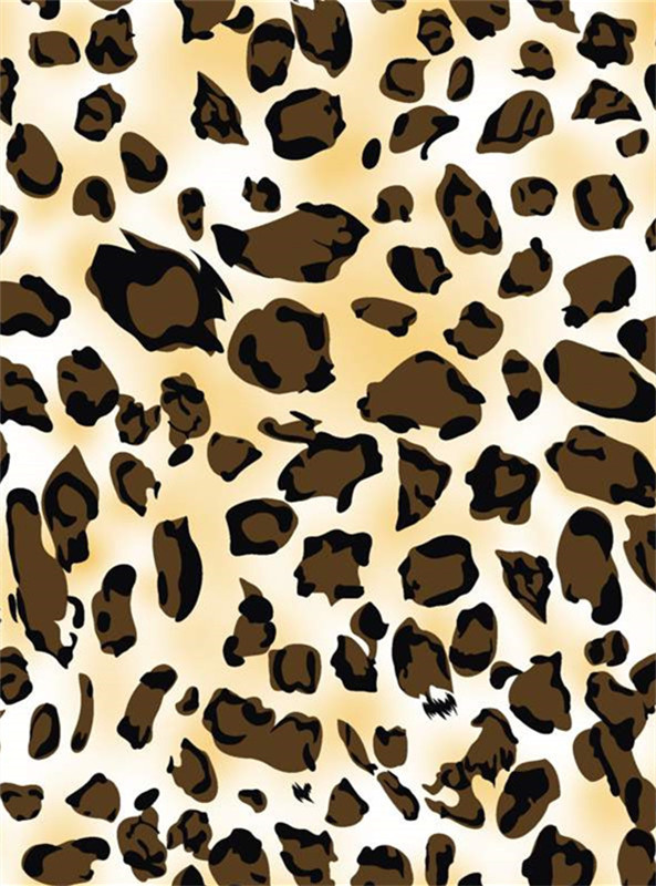 时尚豹纹面料印花素材 高端服装印花设计灵感