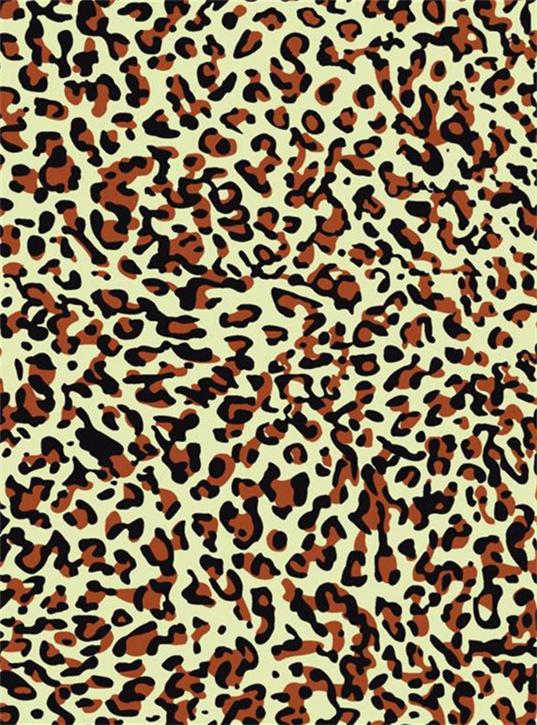 复古豹纹面料印花素材 时尚服装印花设计灵感