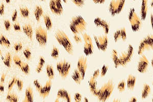 复古豹纹面料印花素材，打造个性服装印花设计