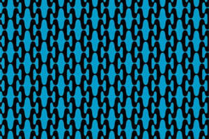 时尚蓝色波浪纹面料印花素材，适用于服装印花设计