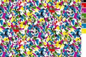 活力花卉面料印花 时尚服装印花素材推荐