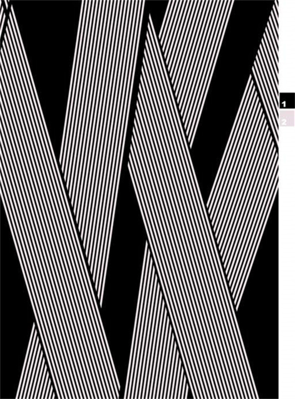 现代简约服装印花素材:几何条纹纹理设计