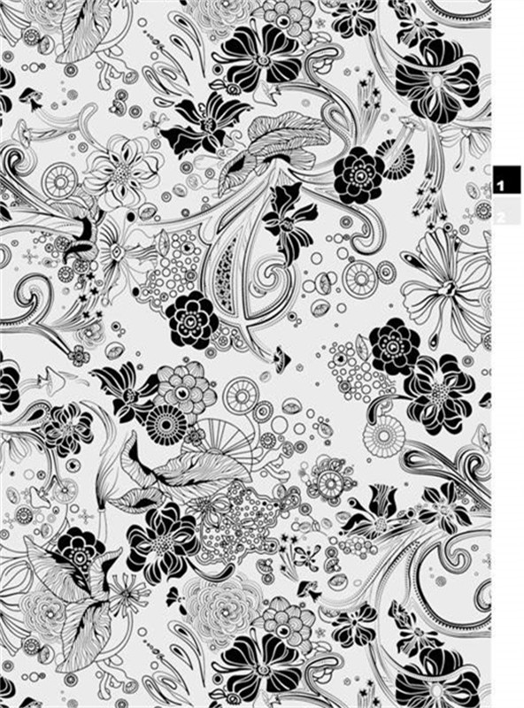 复古花卉纹理面料印花素材 服装印花设计灵感