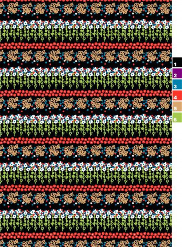 民族风复古面料印花 时尚服装印花素材推荐