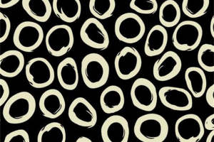 手绘圆点面料印花素材，打造个性服装印花设计