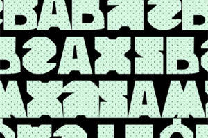 复古字母纹理面料印花 潮流服装印花素材