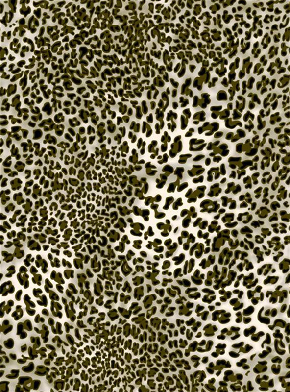 经典豹纹面料印花素材 时尚服装印花设计必备