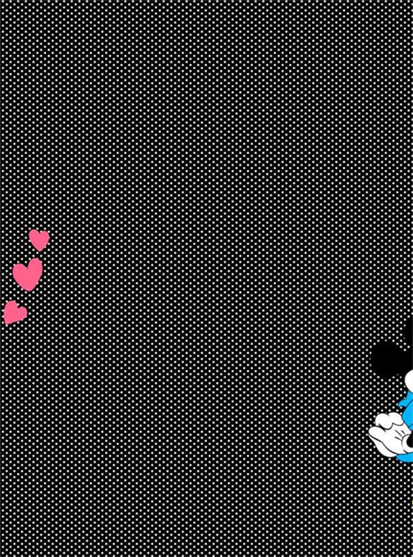 时尚波点爱心卡通面料印花 服装定制素材推荐