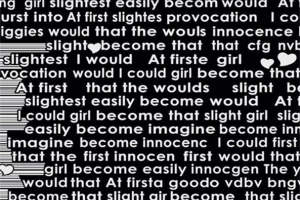 复古英文字母纹理面料印花素材 适用于服装印花设计