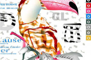 时尚巨嘴鸟艺术风面料印花设计素材