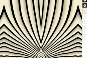 时尚黑白条纹面料印花 服装印花设计素材推荐