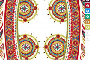 民族风情面料印花素材 服装印花设计灵感