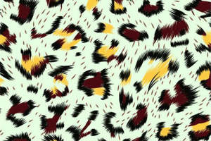 复古豹纹面料印花素材 时尚服装印花设计灵感