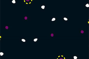 星空主题抽象几何面料印花素材 时尚服装印花设计灵感