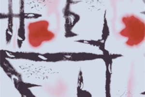 抽象艺术面料印花 时尚服装印花设计素材