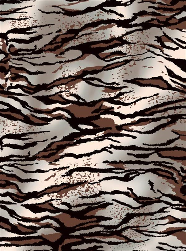 复古虎纹面料印花素材,打造个性服装印花设计