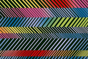 时尚多彩条纹面料印花素材，打造潮流服装印花设计