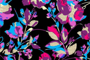 时尚花卉面料印花素材 适合服装设计的艺术花型