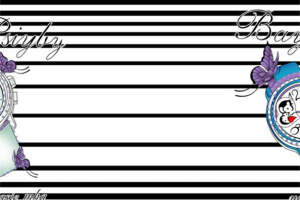 时尚条纹与蝴蝶元素的面料印花设计素材