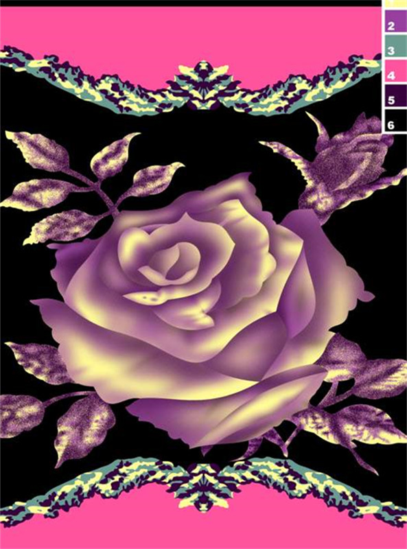 复古玫瑰花卉 高端面料印花素材推荐