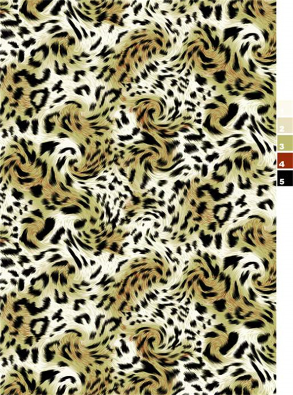 时尚豹纹面料印花素材 服装印花设计灵感