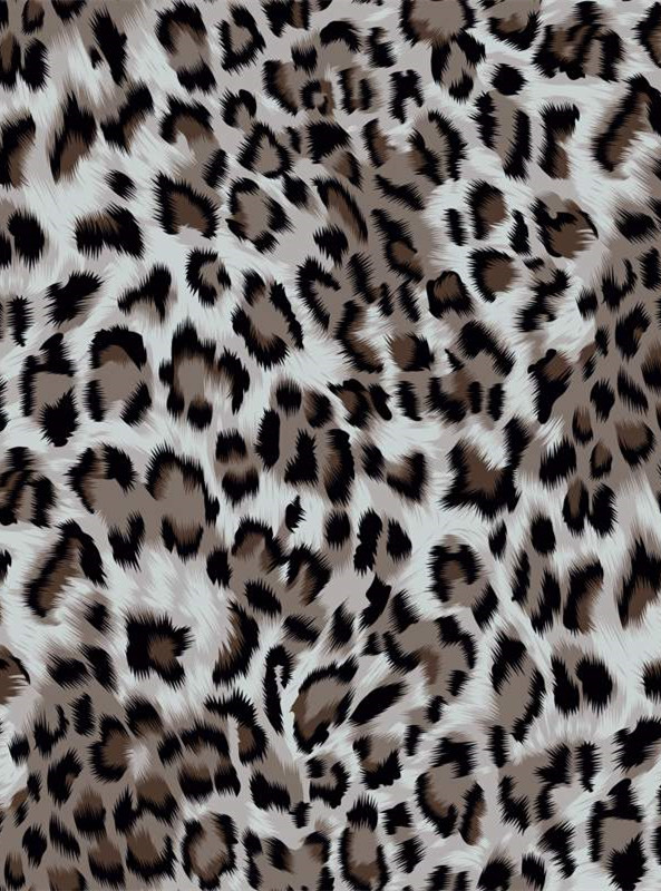 时尚豹纹面料印花设计 高端服装印花素材推荐