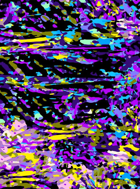 潮流抽象风面料印花设计 服装印花素材推荐