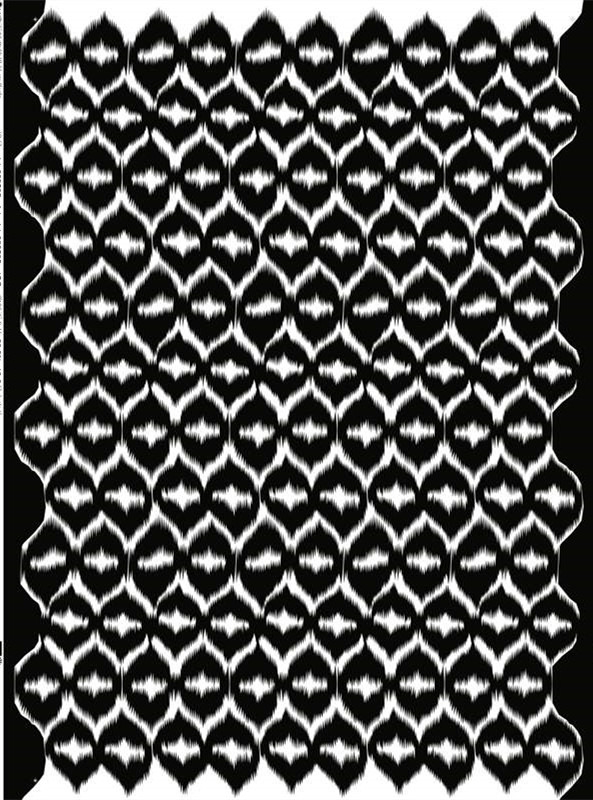 经典黑白几何纹样 高品质面料印花素材推荐