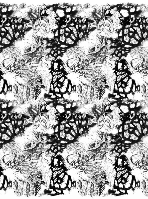 抽象纹理面料印花素材 时尚服装印花设计