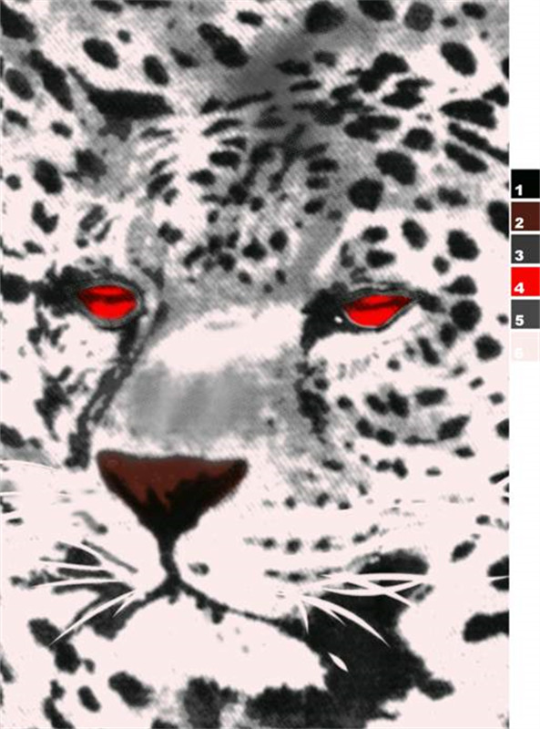 潮流豹纹图案 高端面料印花设计素材