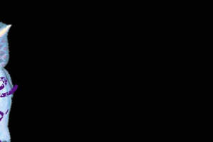 时尚紫色毛绒风面料印花设计素材