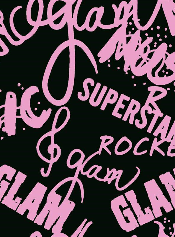 时尚摇滚风面料印花素材 适合服装设计的潮流图案