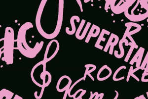 时尚摇滚风面料印花素材 适合服装设计的潮流图案