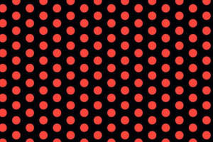 红黑波点面料印花素材，复古风服装印花设计灵感