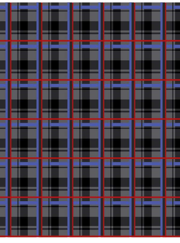 经典红蓝格纹面料印花素材,秋冬服装首选