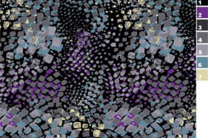 现代几何抽象面料印花 时尚服装印花素材