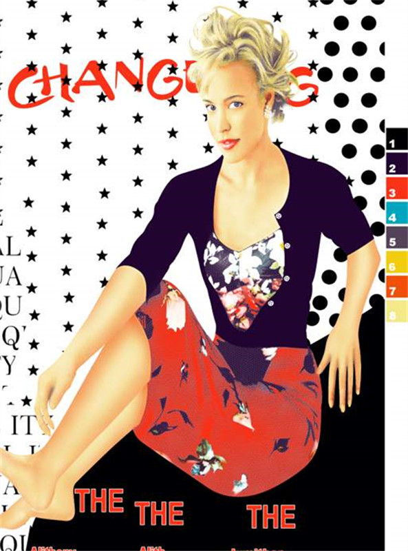 复古波点花卉服装印花素材,时尚面料设计灵感