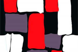 现代几何风面料印花素材，适用于潮流服装印花设计