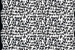 潮流涂鸦字母服装印花素材 时尚面料设计灵感