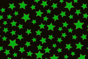 时尚绿色星星图案 服装印花素材 创意面料设计