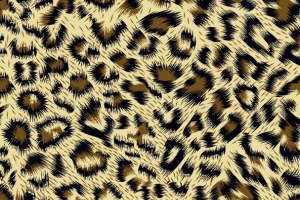 复古豹纹面料印花素材 时尚服装印花设计