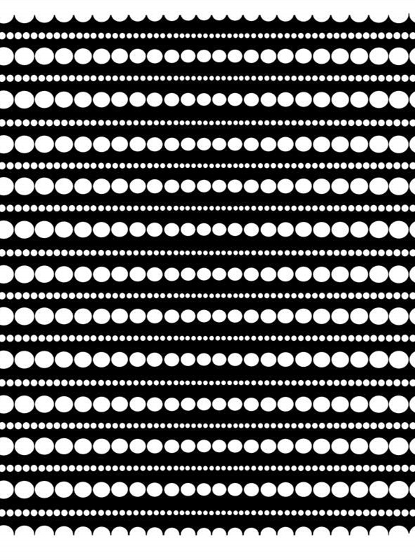 经典黑白圆点条纹 现代面料印花设计素材