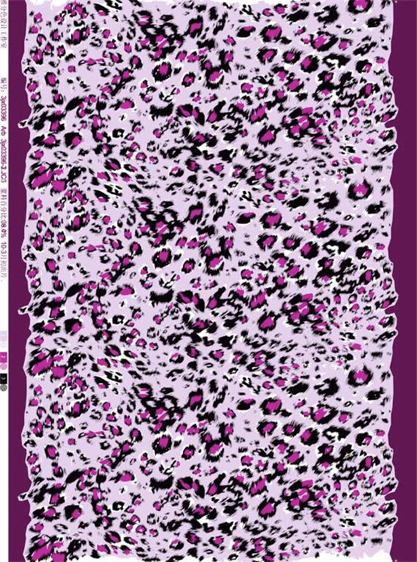 时尚豹纹面料印花素材 服装印花设计灵感