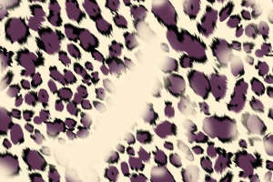 紫色豹纹面料印花素材 时尚服装印花设计